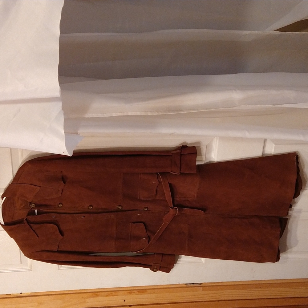 Suede coat
